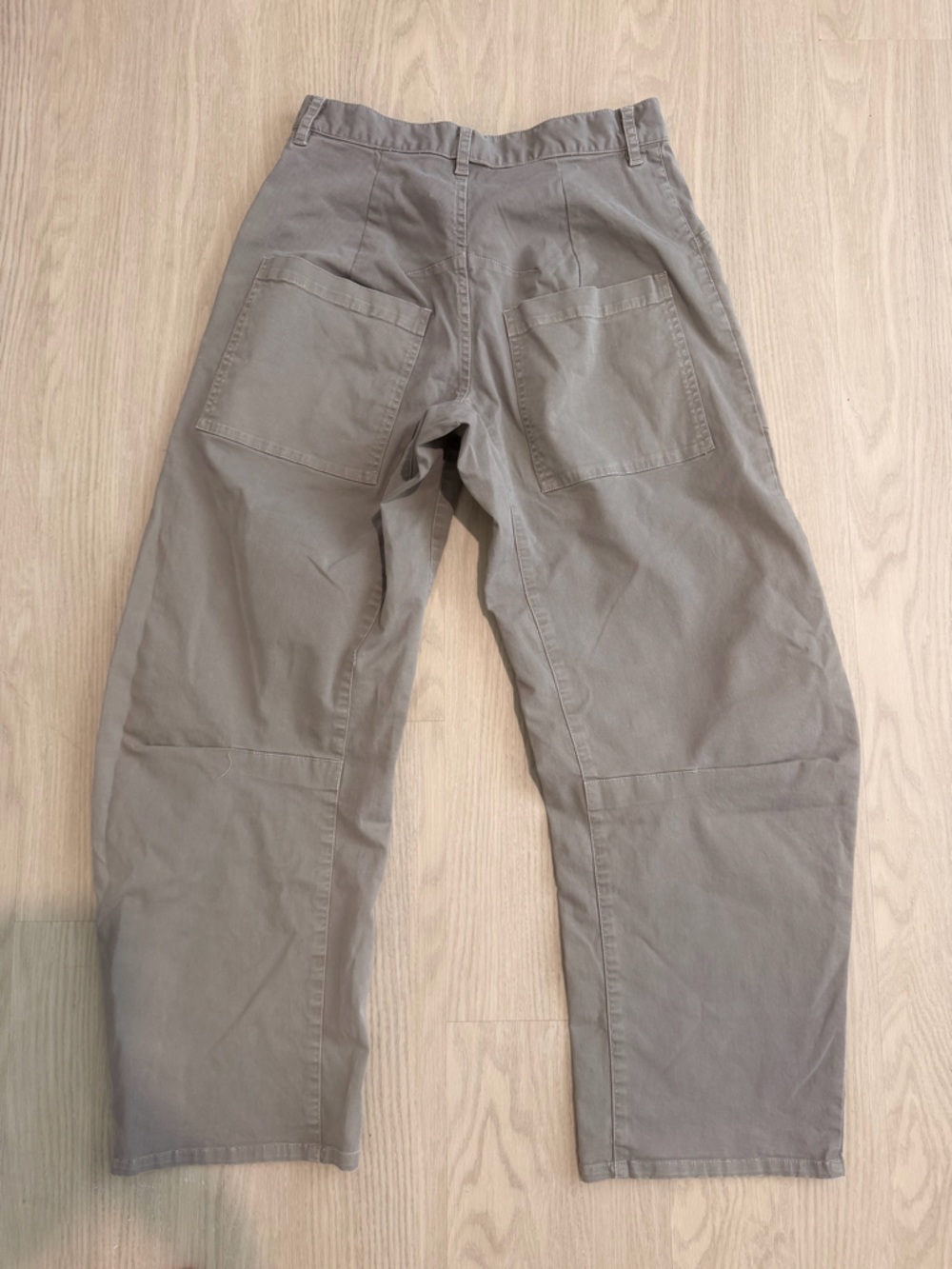 Nili Lotan Olive-Taupe Cargo Trousers